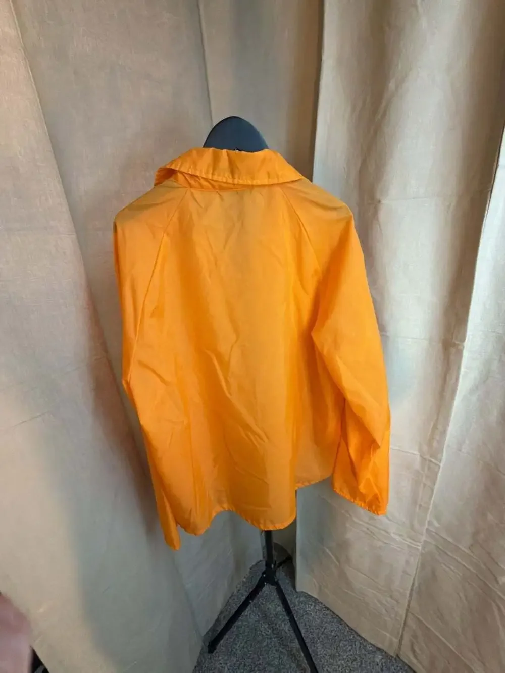 Venture Vintage 100% Nylon Orange Coach Windbreaker Jacket